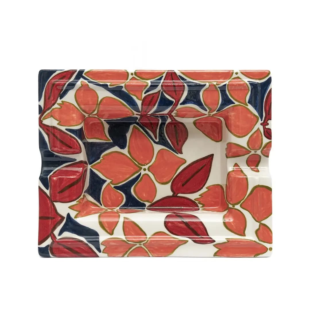 Kırmızı Summer Desenli Küllük