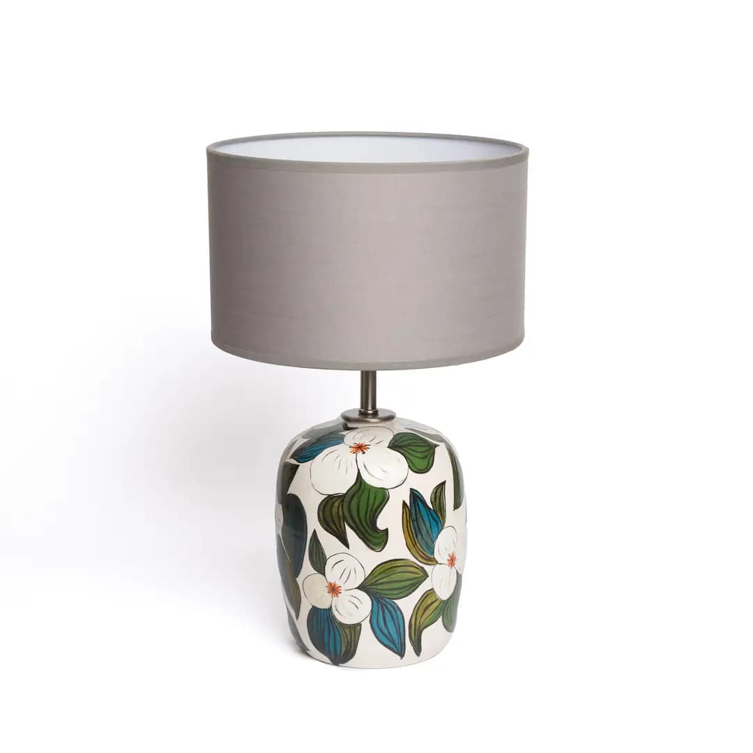 Bahar Desenli Abajur