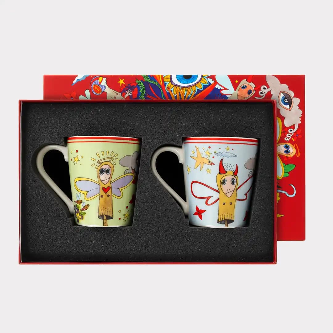 "I believe in good" Heaven or Hell 2'li Kupa Seti Hediye Kutulu