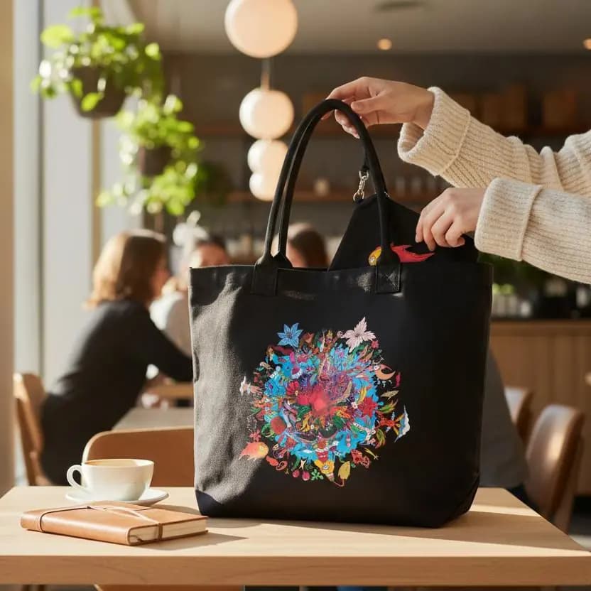 Canvas Çanta - Ada Baskılı / Limited