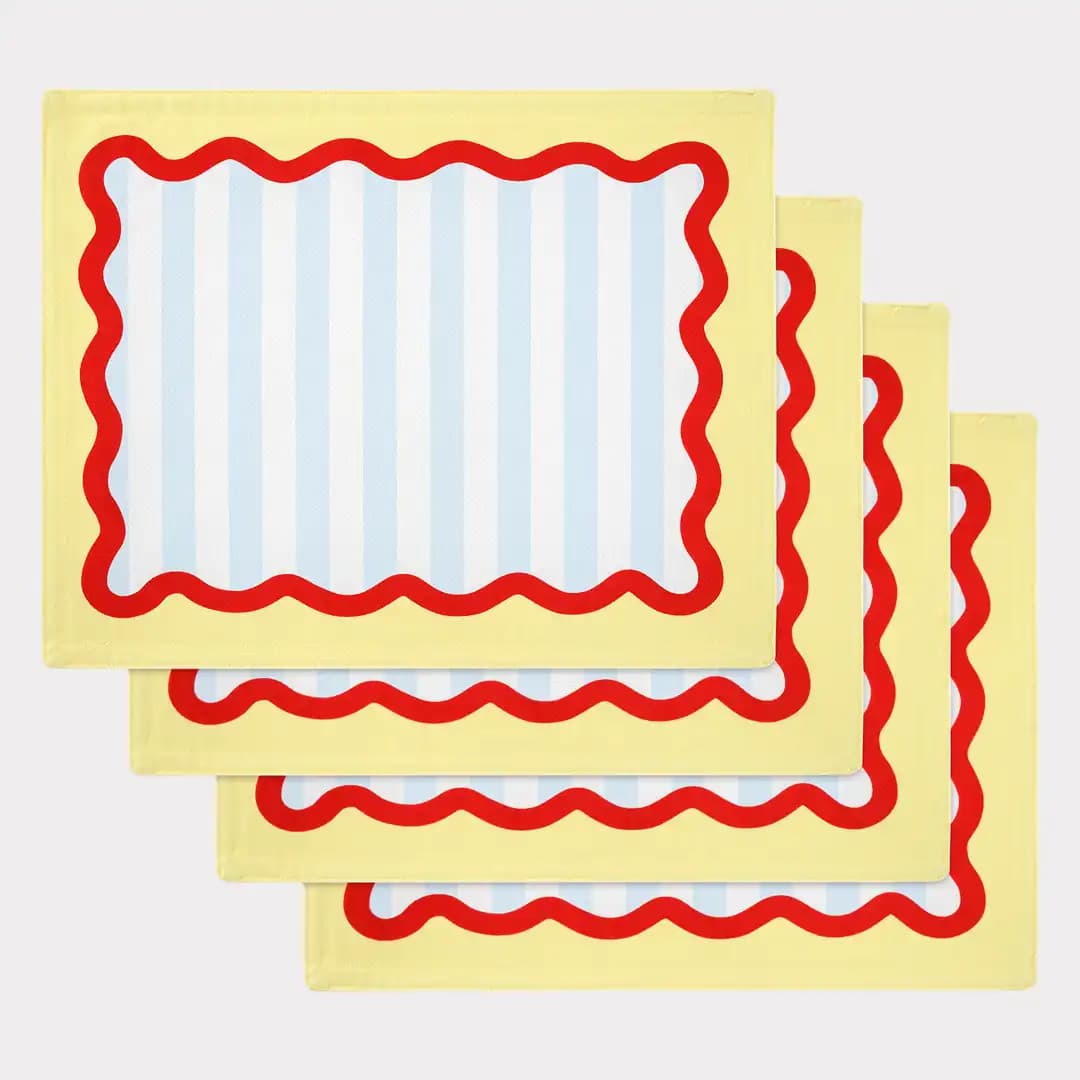 Rainbow Amerikan Servis 4 'lü Çift Yönlü - Sarı