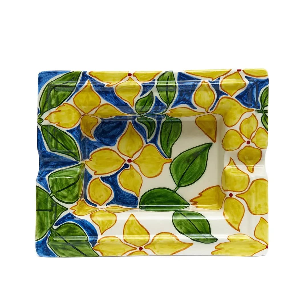 Sarı Summer Desenli Küllük