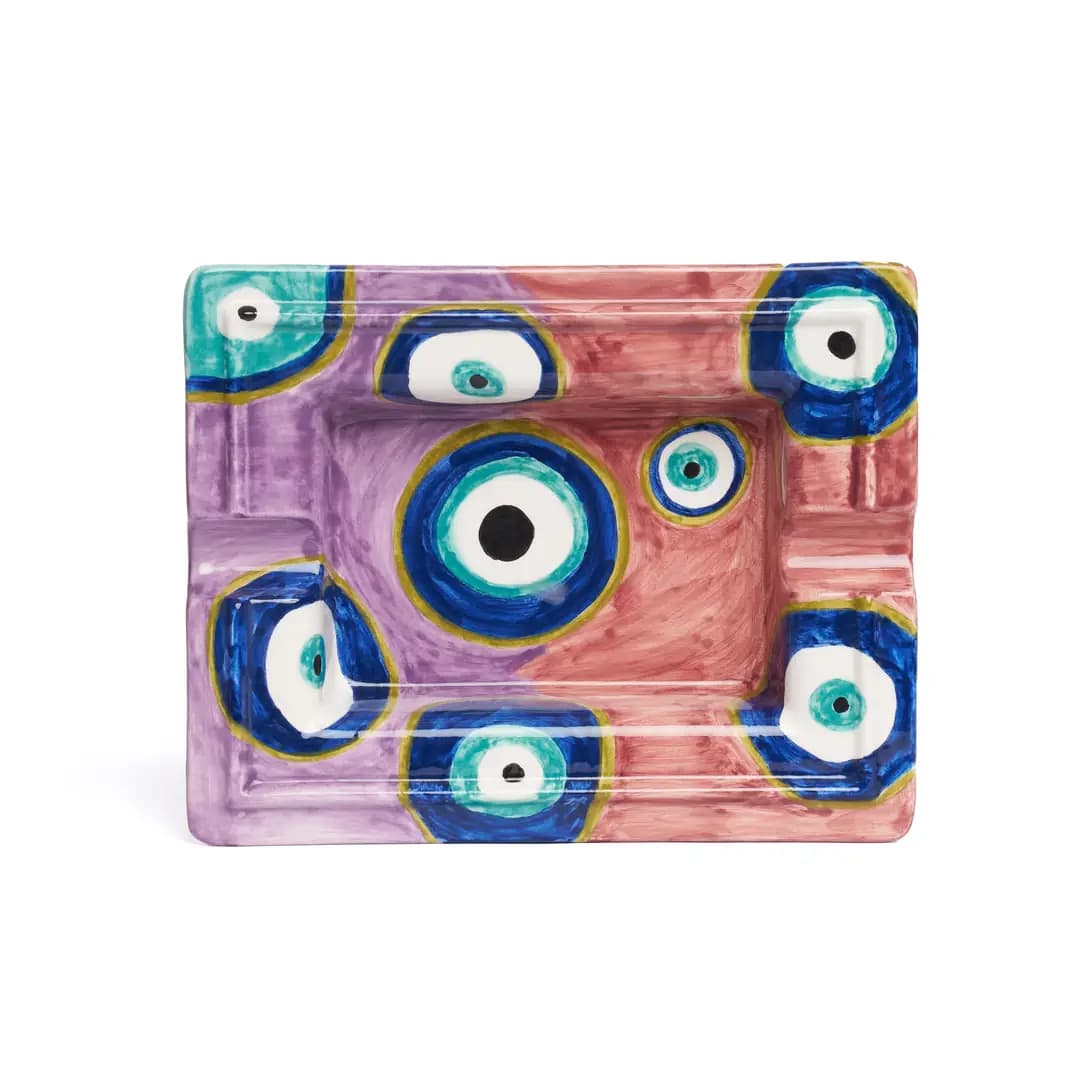 Pembe-Lila Nazar Boncuklu Küllük