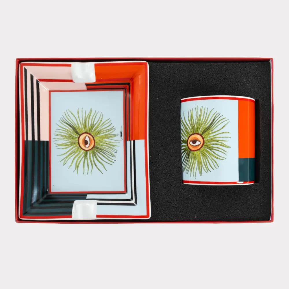 "I believe in good" Kültablası ve Mum Hediye Kutulu