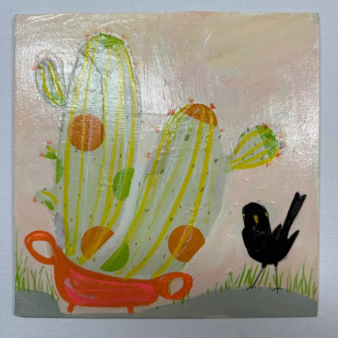 Turuncu Saksı Karatavuk