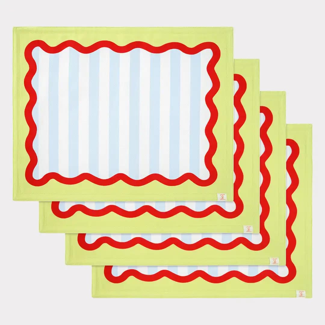 Rainbow Amerikan Servis 4 'lü Çift Yönlü - Yeşil