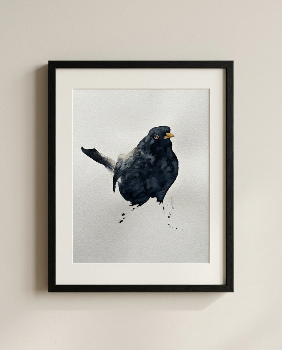 Turdus merulas